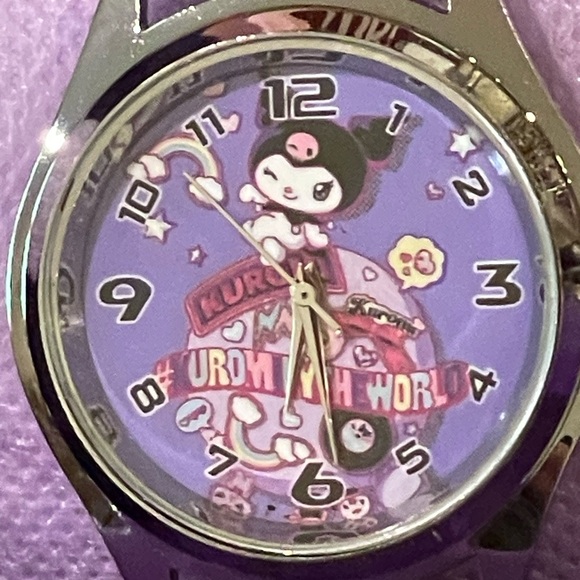 🆕 SANRIO Licensed Anime Character Wristwatch with Gift Box, Featuring Kuromi - Picture 5 of 6